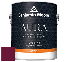Benjamin Moore Aura 526 Waterborne Interior Satin Finish покрытие цвет RAL 4004 