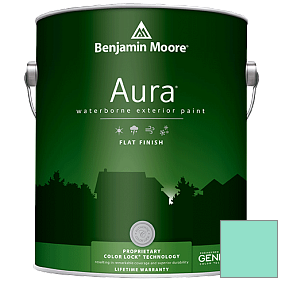 Краска Aura Waterborne Exterior Flat Finish (629) цвет 2044-50 Bermuda Teal