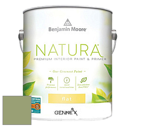 Benjamin Moore 514 Natura Interior Semi-Gloss Finish краска цвет NCS S 3030-G40Y 