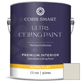 Краска COLOR SMART CS 758 ULTRA CEILING PAINT ультраматовая краска цвет 1493 Morning Dew