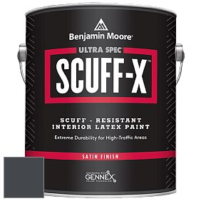 Benjamin Moore 486 Ultra Spec SCUFF-X Interior Satin Finish краска цвет 2129-20 Soot