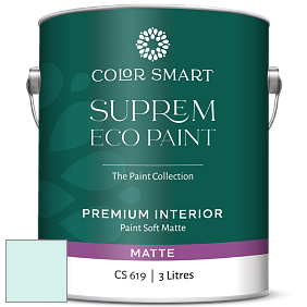 COLOR SMART CS 619 SUPREM ECO PAINT матовая краска цвет 2048-70 Barely Teal