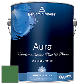 Benjamin Moore Aura 524 Waterborne Interior Eggshell Finish краска цвет 2035-20 Cactus Green