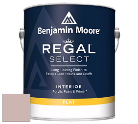 Benjamin Moore 547 Regal Select Waterborne Interior Flat Finish краска цвет 1242 Sonoma Clay