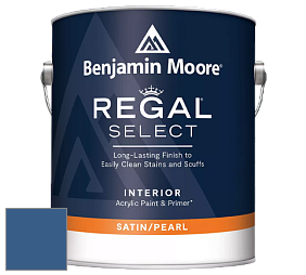 Benjamin Moore 550 Regal Select Waterborne Interior Pearl Finish краска цвет 812 Blueberry Hill