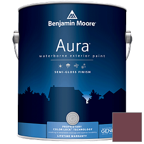 Краска Aura Waterborne Exterior Semi-Gloss Finish (632) цвет 2083-10 Raisin Torte