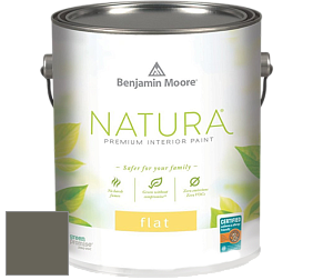 Benjamin Moore 512 Natura Interior Flat Finish матовая краска цвет 2138-30 Mohegan Sage