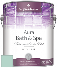 Benjamin Moore Aura 532 Bath & Spa Waterborne Interior Paint Matte Finish краска цвет 619 Copper Patina