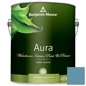 Краска Aura Waterborne Interior Semi-gloss Finish (528) цвет 2062-40 Blue Daisy