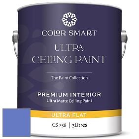 COLOR SMART CS 758 ULTRA CEILING PAINT ультраматовая краска цвет NCS S 2060-R70B 