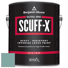 Benjamin Moore 486 Ultra Spec SCUFF-X Interior Satin Finish краска цвет NCS S 3020-B60G 
