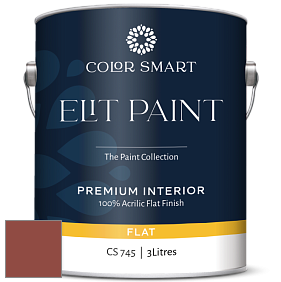 COLOR SMART CS 745 ELIT PAINT глубокоматовая моющаяся краска цвет 2090-10 Grand Canyon Red
