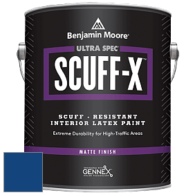 Benjamin Moore 484 Ultra Spec SCUFF-X Interior Matte Finish краска цвет RAL 5010 