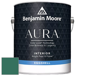 Benjamin Moore Aura 524 Waterborne Interior Eggshell Finish краска цвет 2047-20 Manor Green