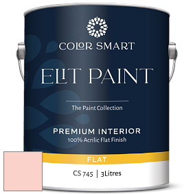 COLOR SMART CS 745 ELIT PAINT глубокоматовая моющаяся краска цвет 016 Bermuda Pink