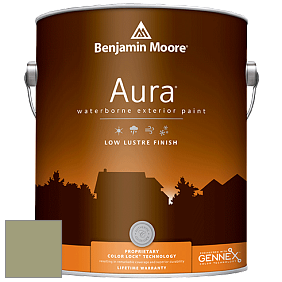 Benjamin Moore Aura 634 Waterborne Exterior Low Lustre Finish краска цвет AF-405 