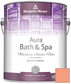 Краска Benjamin Moore Aura Bath & Spa Interior Paint Matte Finish (532) цвет 2014-40 Peachy Keen
