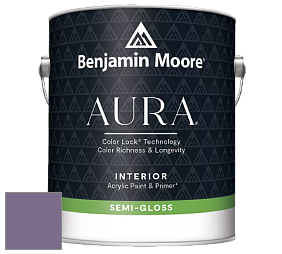 Benjamin Moore Aura 528 Waterborne Interior Semi-gloss Finish краска цвет 1385 Cupid's Dart