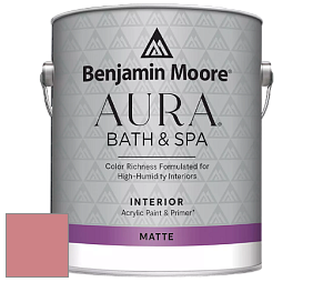 Benjamin Moore Aura 532 Bath & Spa Waterborne Interior Paint Matte Finish краска цвет NCS S 2040-R 