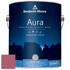 Benjamin Moore Aura 632 Waterborne Exterior Semi-Gloss Finish краска цвет 2081-30 Vibrant Blush