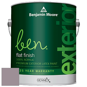 Benjamin Moore Ben 541 Waterborne Exterior Flat Finish краска цвет 2115-40 Mauve Blush