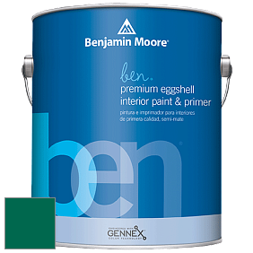 Benjamin Moore Ben W626 Premium Interior Latex Eggshell краска цвет NCS S 4550-B90G 