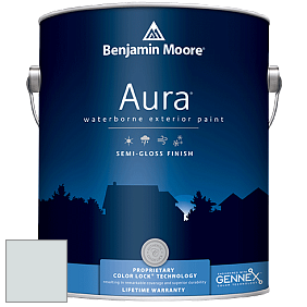 Benjamin Moore Aura 632 Waterborne Exterior Semi-Gloss Finish краска цвет 2122-50 Iceberg