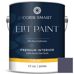 Краска COLOR SMART CS 745 ELIT PAINT глубокоматовая моющаяся краска цвет 2069-20 Blackberry Wine