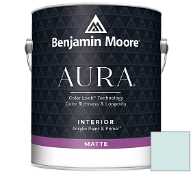 Краска Benjamin Moore Aura Interior Paint - Matte (522) цвет 2052-70 Ice Blue