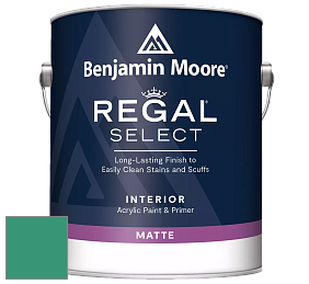 Benjamin Moore 548 IRegal Select Interior Paint - Matte краска цвет 2047-30 Rolling Hill Green