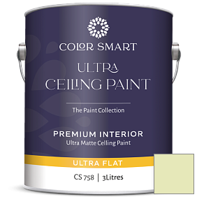 Краска COLOR SMART CS 758 ULTRA CEILING PAINT ультраматовая краска цвет 415 Riverdale Green