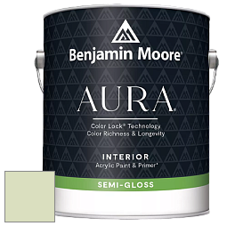 Benjamin Moore Aura 528 Waterborne Interior Semi-gloss Finish краска цвет 540 Country Green