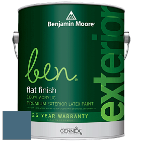 Benjamin Moore Ben 541 Waterborne Exterior Flat Finish краска цвет AF-530 