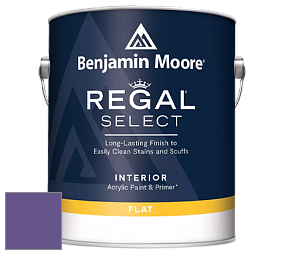 Benjamin Moore 547 Regal Select Waterborne Interior Flat Finish краска цвет 2071-30 Mystical Grape