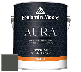Benjamin Moore Aura 526 Waterborne Interior Satin Finish покрытие цвет NCS S 8005-G50Y 