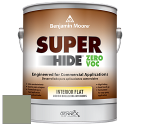 Benjamin Moore 355 Super Hide Zero Voc Interior Flat краска цвет HC-123 BM HC-123