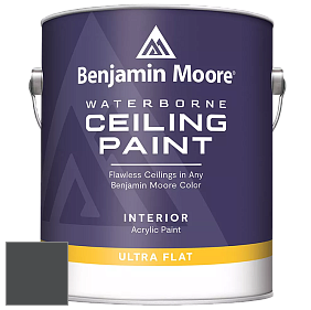 Benjamin Moore 508 Waterborne Ceiling Paint краска для потолков цвет 2125-10 Black Panther