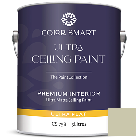 Краска COLOR SMART CS 758 ULTRA CEILING PAINT ультраматовая краска цвет 486 Spring Meadow