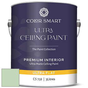 COLOR SMART CS 758 ULTRA CEILING PAINT ультраматовая краска цвет NCS S 1020-G20Y 