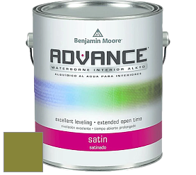 Benjamin Moore 792 Advance Interior Paint-Satin эмаль цвет 2146-10 Dark Celery
