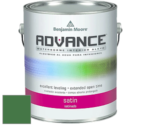 Benjamin Moore 792 Advance Interior Paint-Satin эмаль цвет 2035-20 Cactus Green