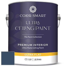 COLOR SMART CS 758 ULTRA CEILING PAINT ультраматовая краска цвет 2060-10 Symphony Blue