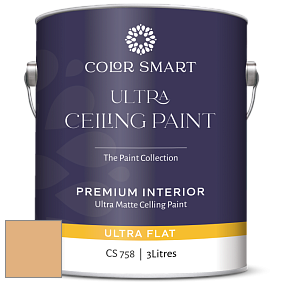 COLOR SMART CS 758 ULTRA CEILING PAINT ультраматовая краска цвет 2158-40 Golden Mist