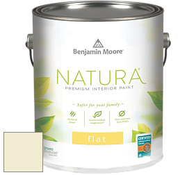 Benjamin Moore 512 Natura Interior Flat Finish матовая краска цвет 2146-60 Cream Silk