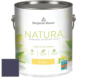 Benjamin Moore 512 Natura Interior Flat Finish матовая краска цвет 2068-10 Majestic Violet