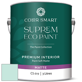 COLOR SMART CS 619 SUPREM ECO PAINT матовая краска цвет 2041-60 Soft Mint