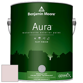 Benjamin Moore Aura 629 Waterborne Exterior Flat Finish краска цвет 1261 Paisley Pink