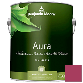 Краска Aura Waterborne Interior Semi-gloss Finish (528) цвет 2079-20 Blushing Red