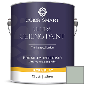 Краска COLOR SMART CS 758 ULTRA CEILING PAINT ультраматовая краска цвет 696 Pleasant Valley