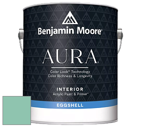 Benjamin Moore Aura 524 Waterborne Interior Eggshell Finish краска цвет 599 Brookdale Gardens